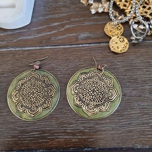 Large Mandela Earrings
